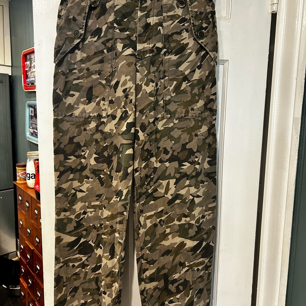 Zadig & Zoltaire pilots canvas Camouflage Pants Sz 36 (s)